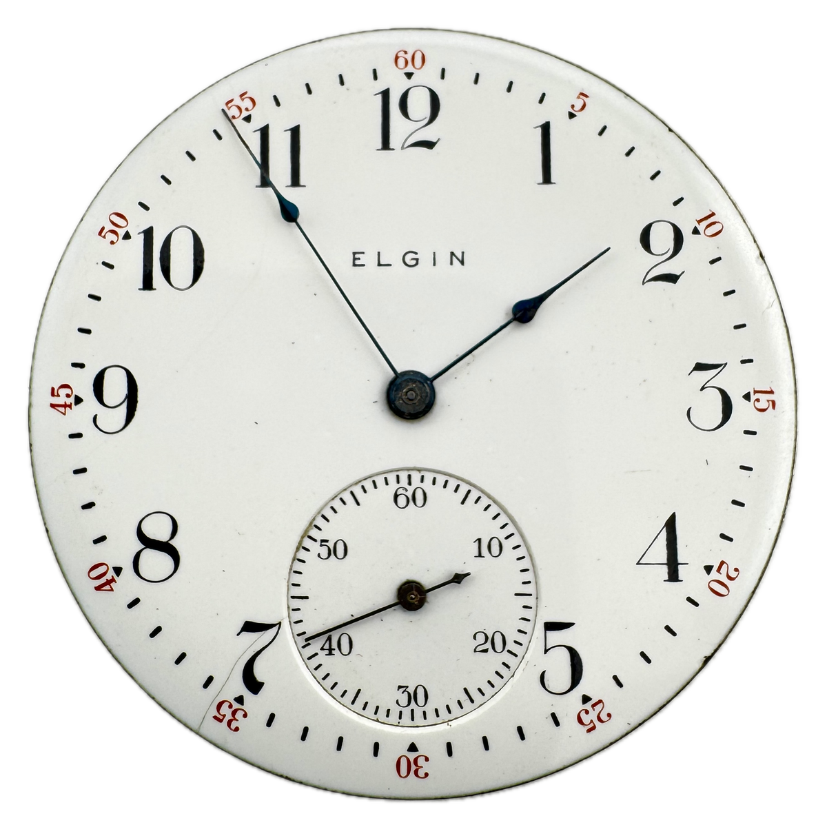 Elgin Single Sunk Arabic Dial 1906