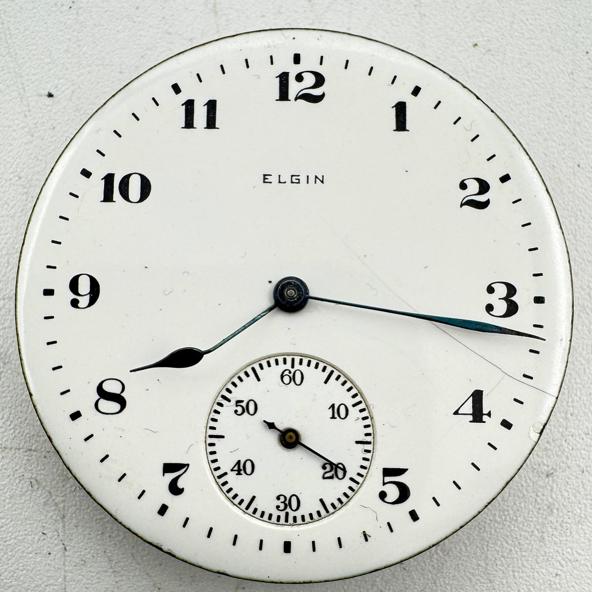 Elgin Single Sunk Arabic Dial 1920