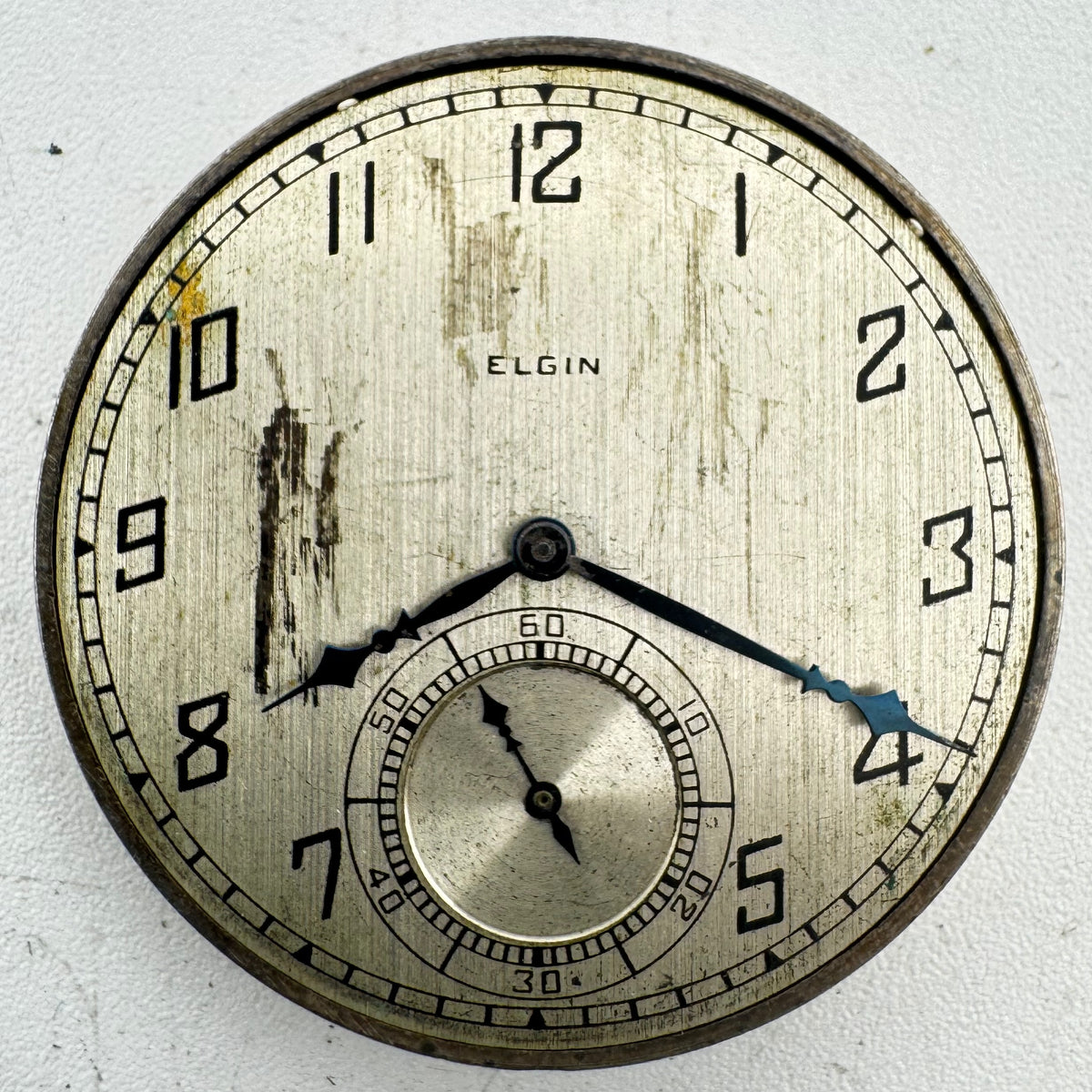 Elgin Art Deco Metallic Dial 1928