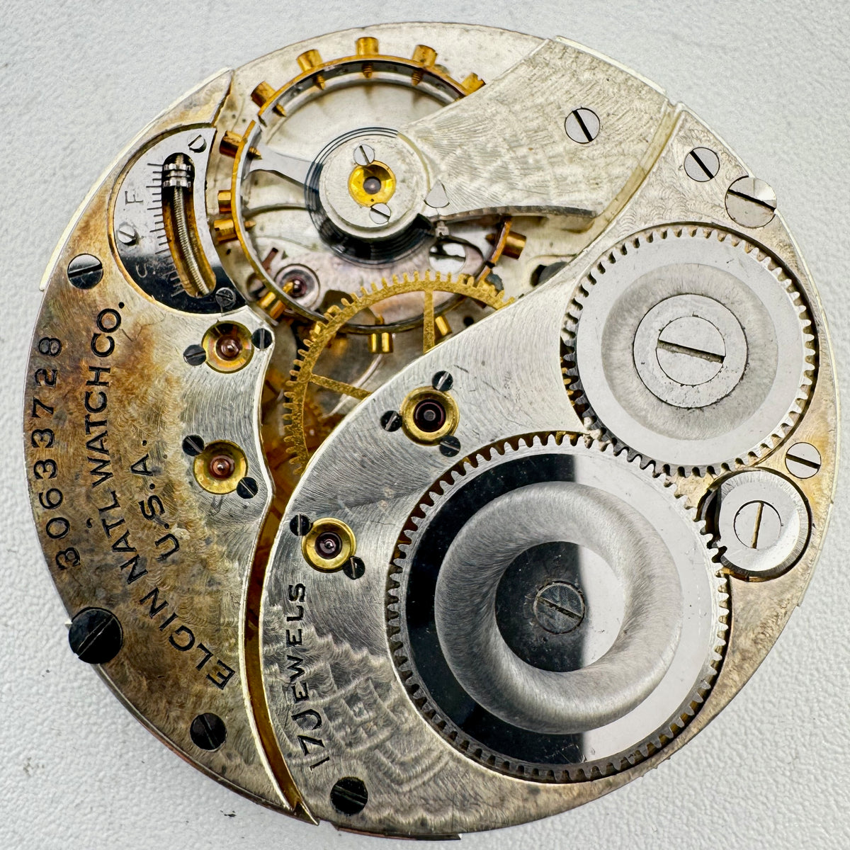 Elgin Center Speckled Dial 1928