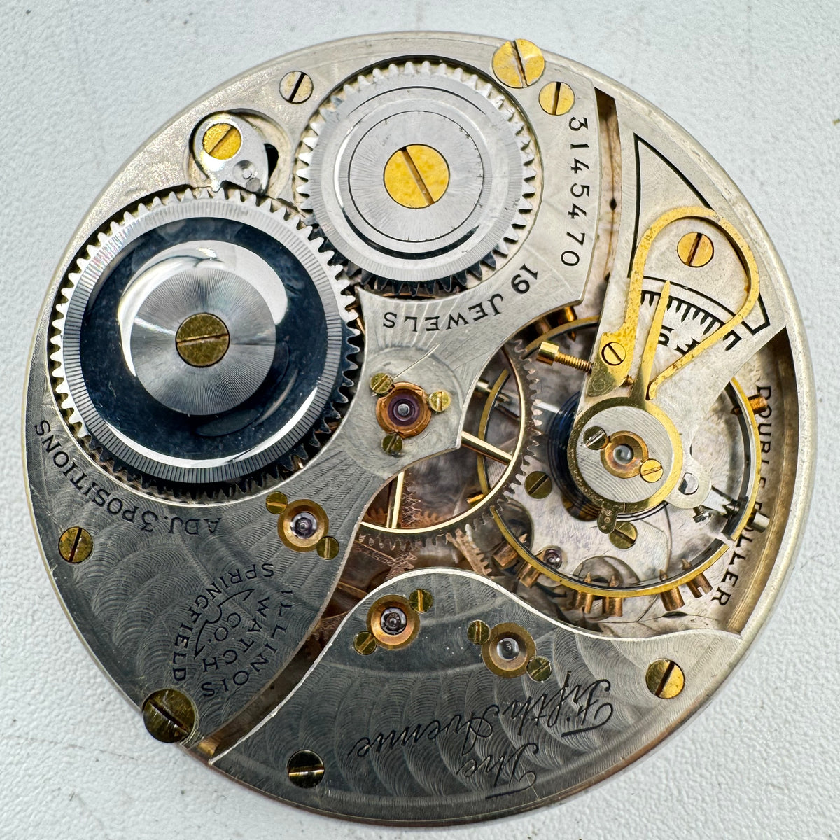 Illinois Matte Dial 1917