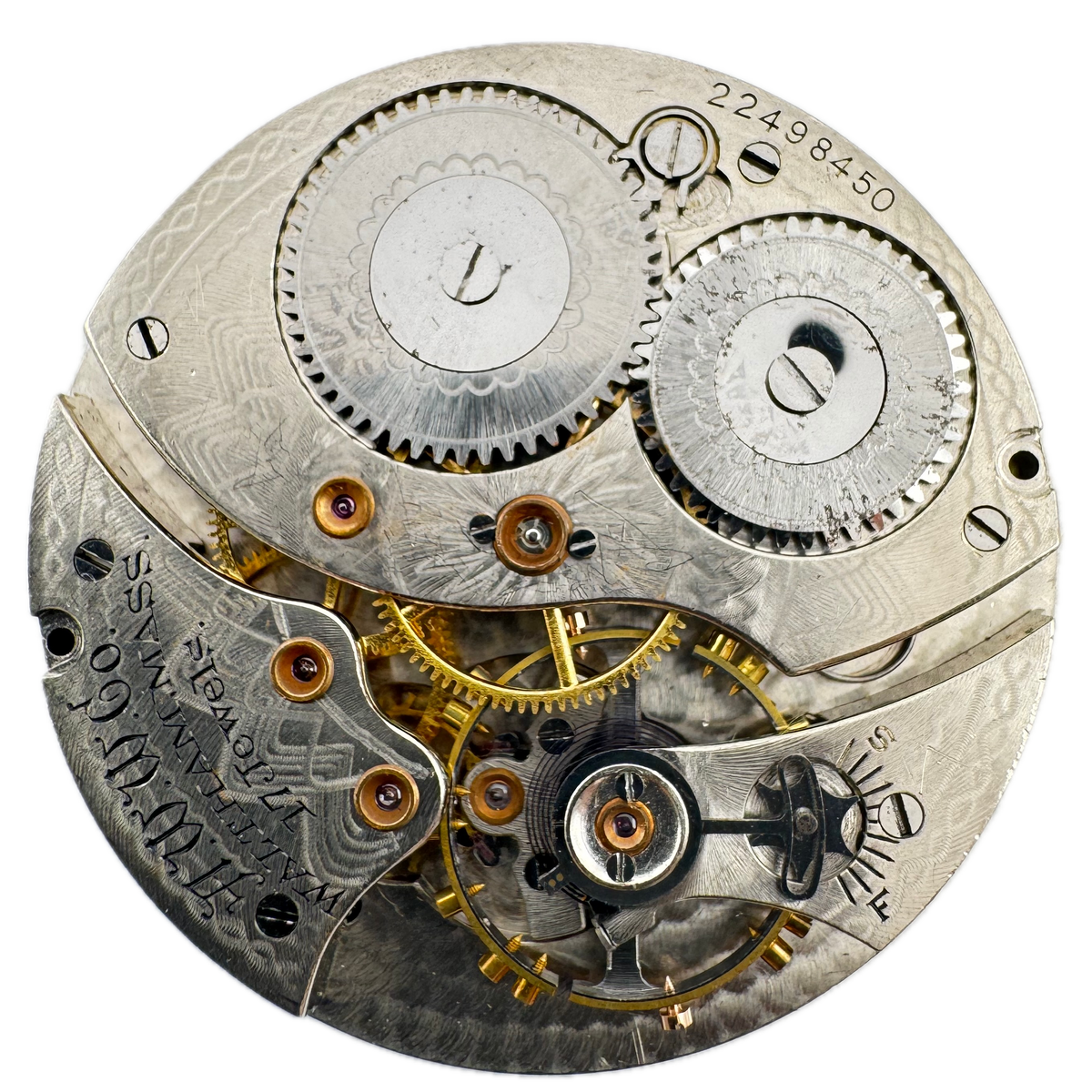 Waltham Satin Metal Dial 1918