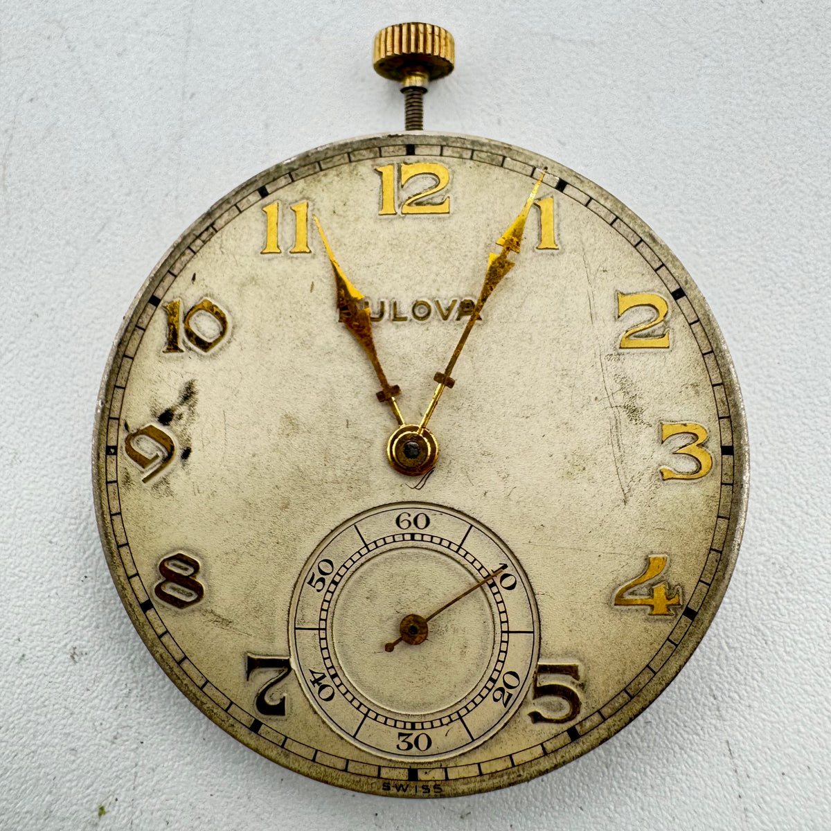 Bulova Raised Numerals Matte Dial