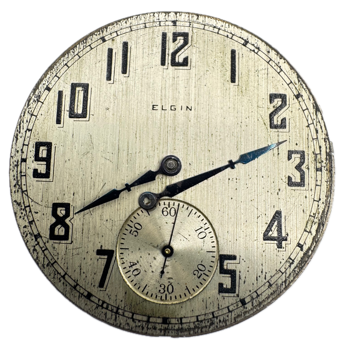 Elgin Metallic Art Deco Dial 1926