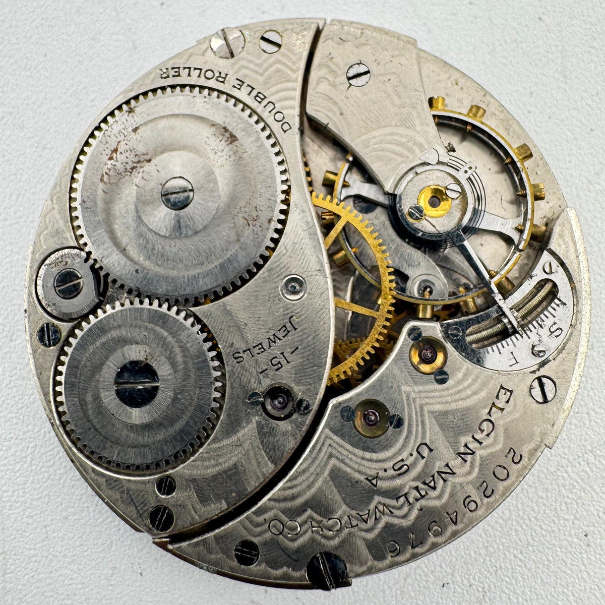 Elgin Single Sunk Arabic Dial 1918