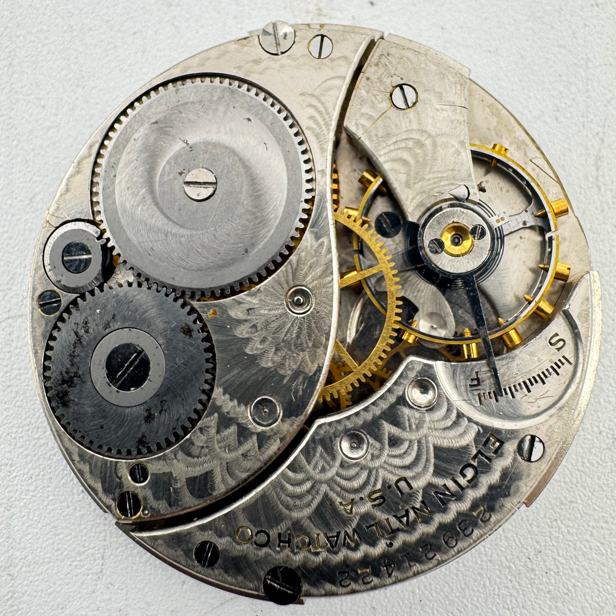 Elgin Single Sunk Arabic Dial 1921