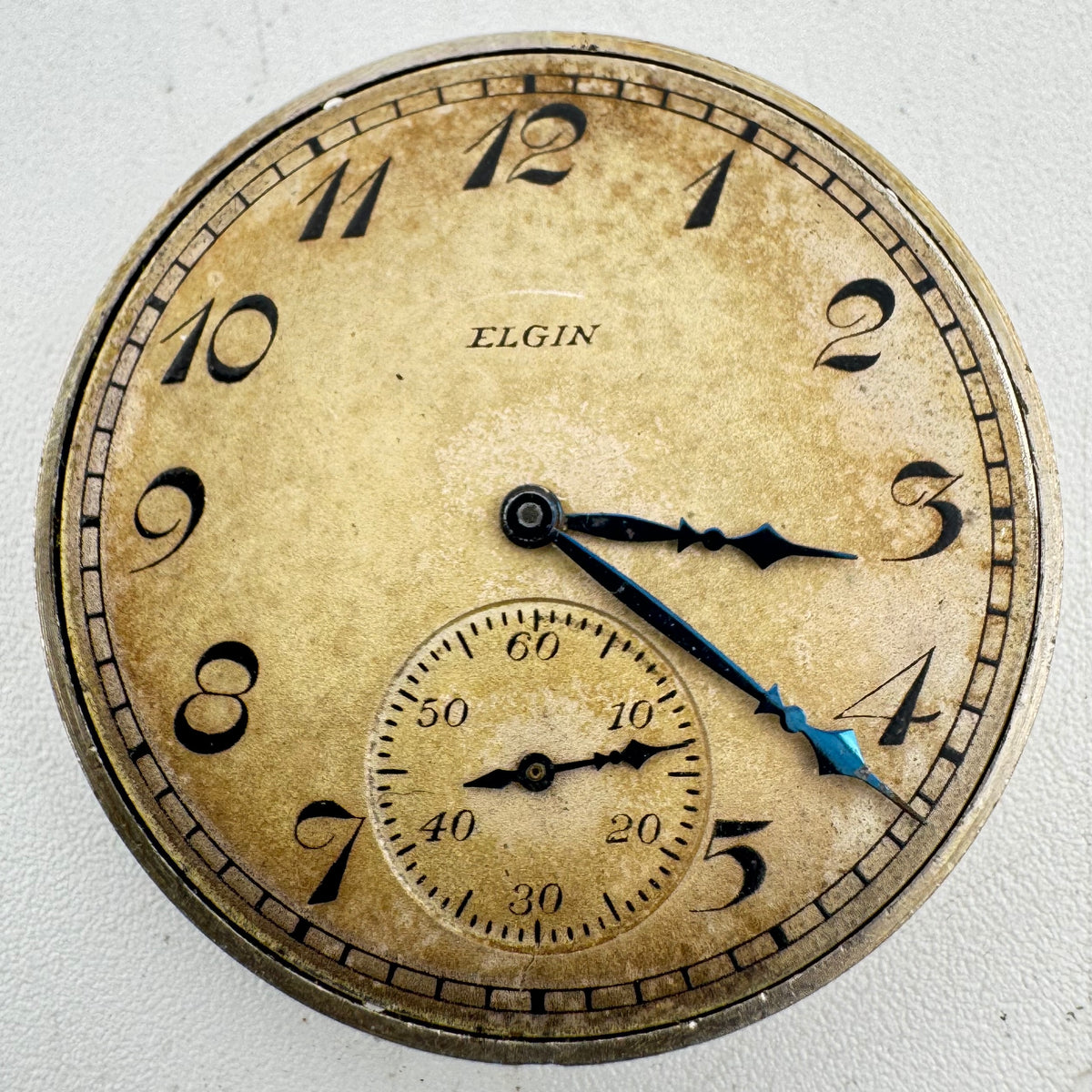 Elgin Single Sunk Arabic Dial 1924
