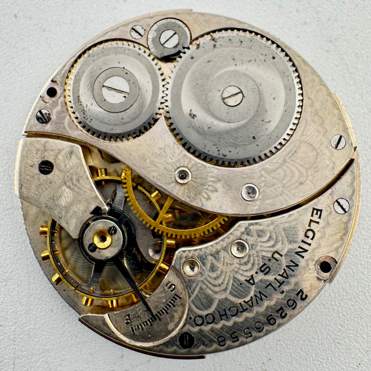 Elgin Single Sunk Arabic Dial 1924