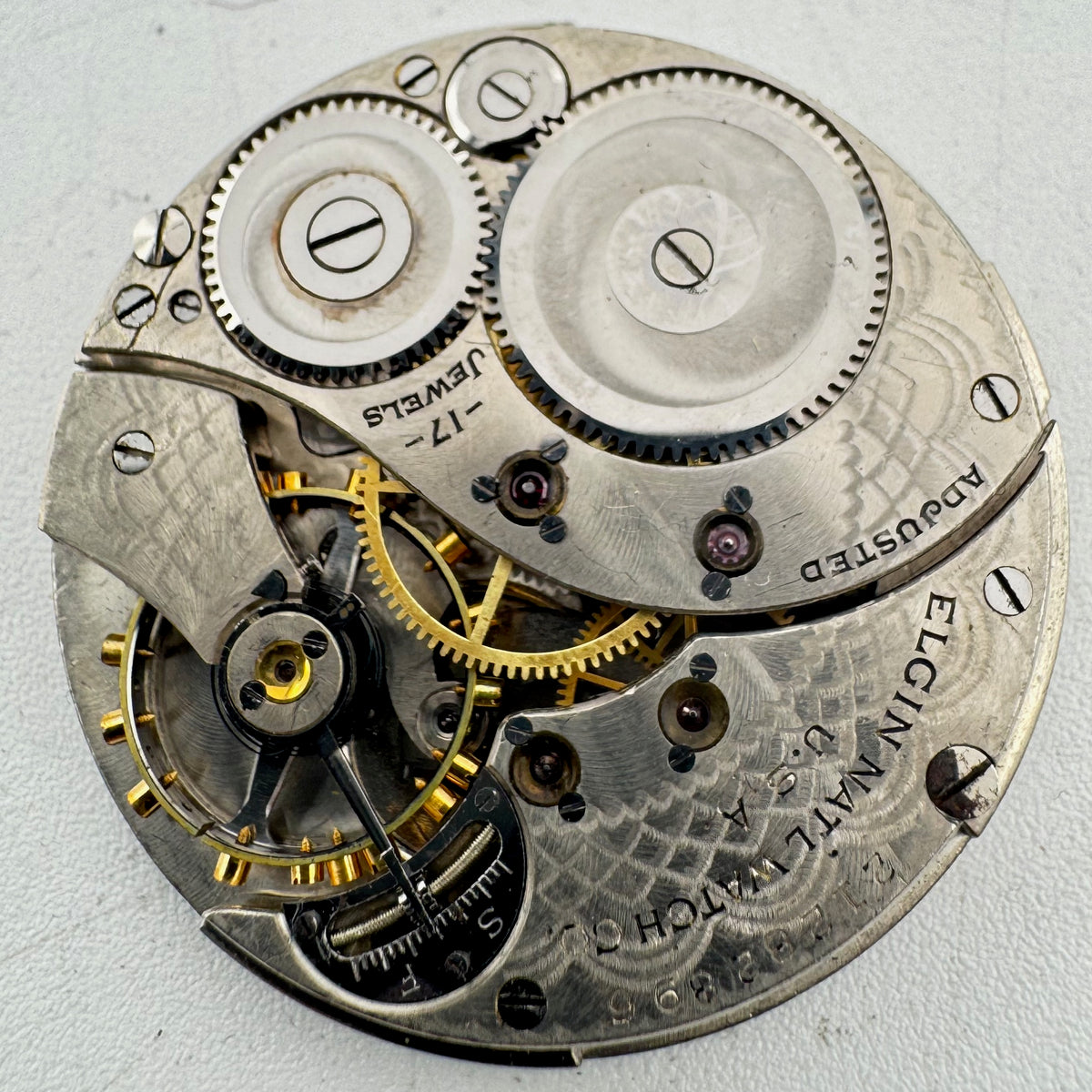 Elgin Single Sunk Arabic Dial 1919