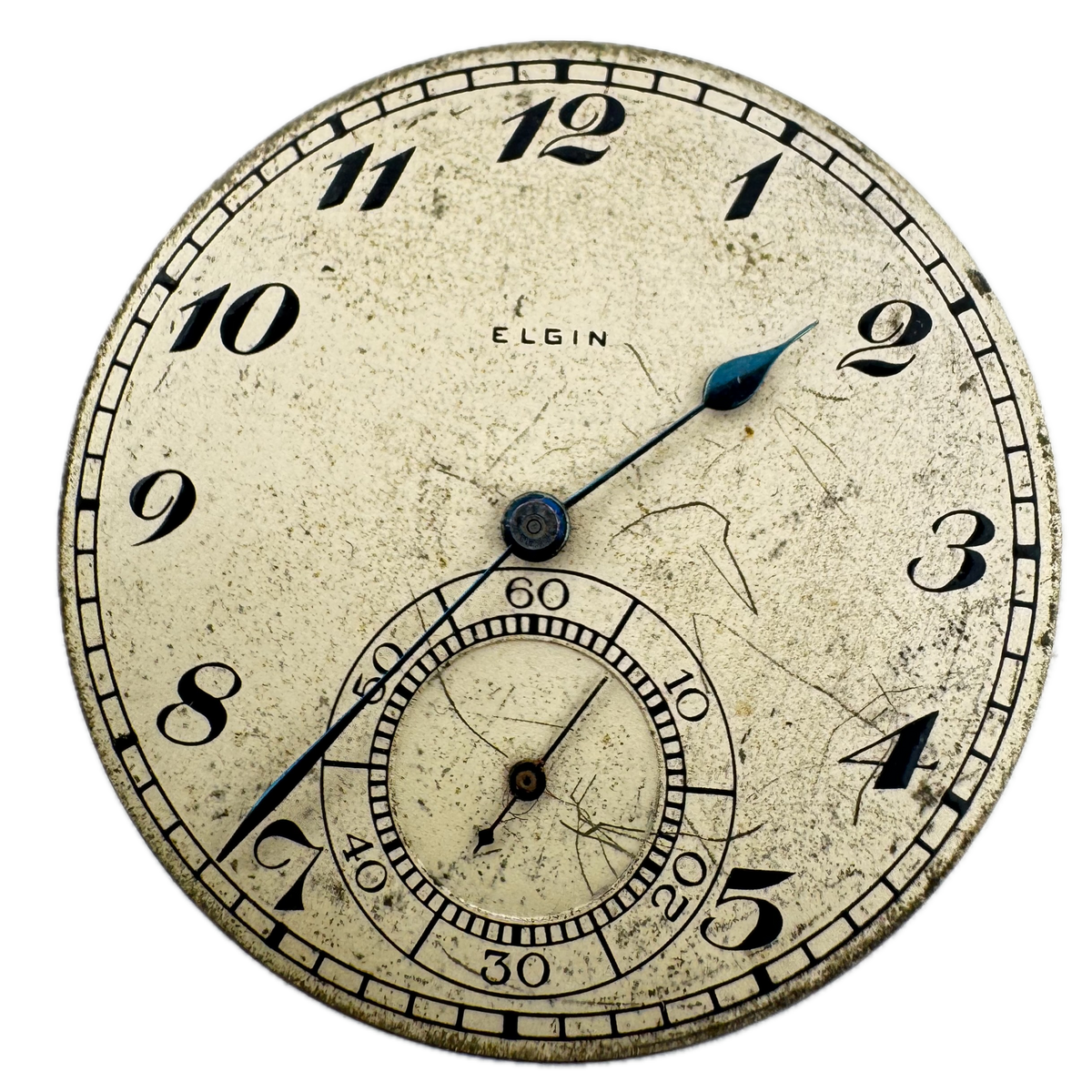 Elgin Single Sunk Arabic Dial 1919
