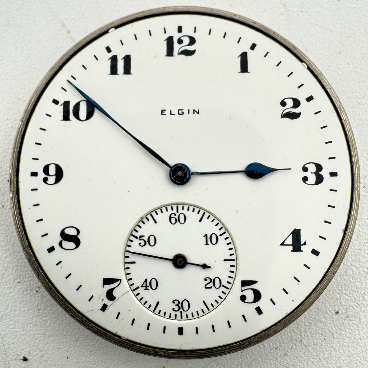 Elgin Single Sunk Arabic Dial 1921