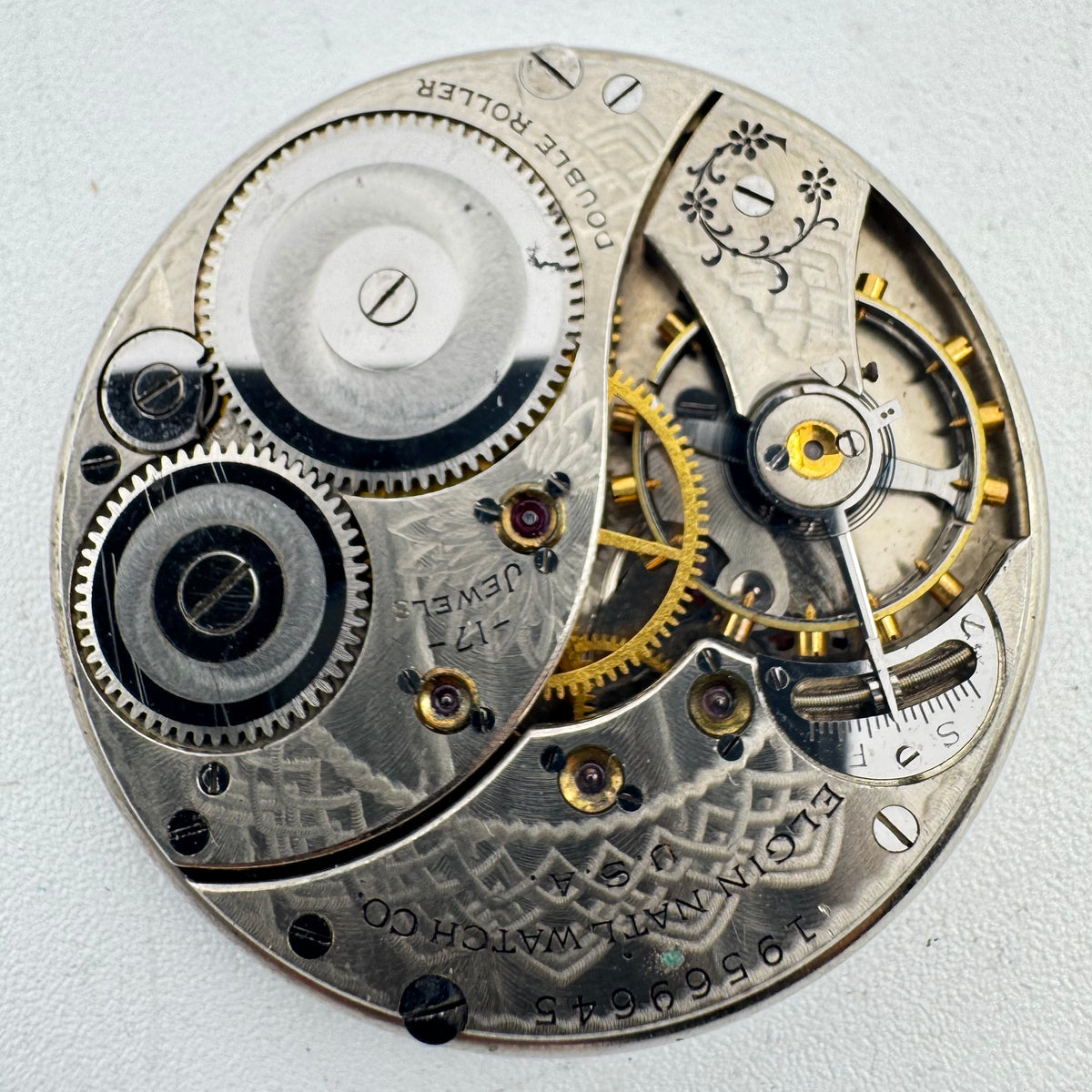 Elgin Single Sunk Arabic Dial 1917