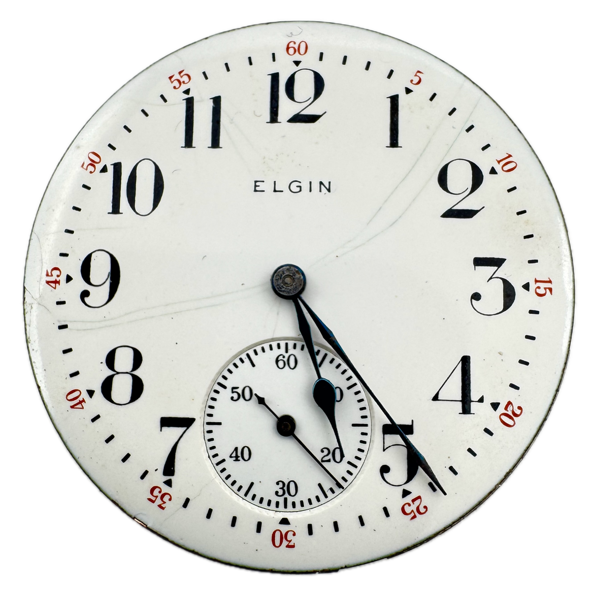 Elgin Single Sunk Arabic Dial 1917
