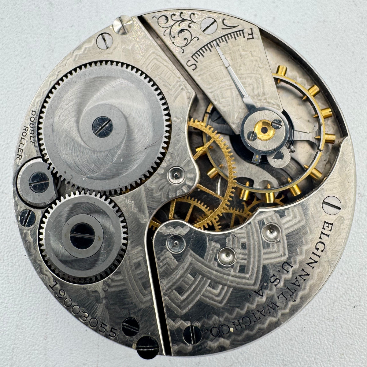 Elgin Single Sunk Arabic Dial 1917