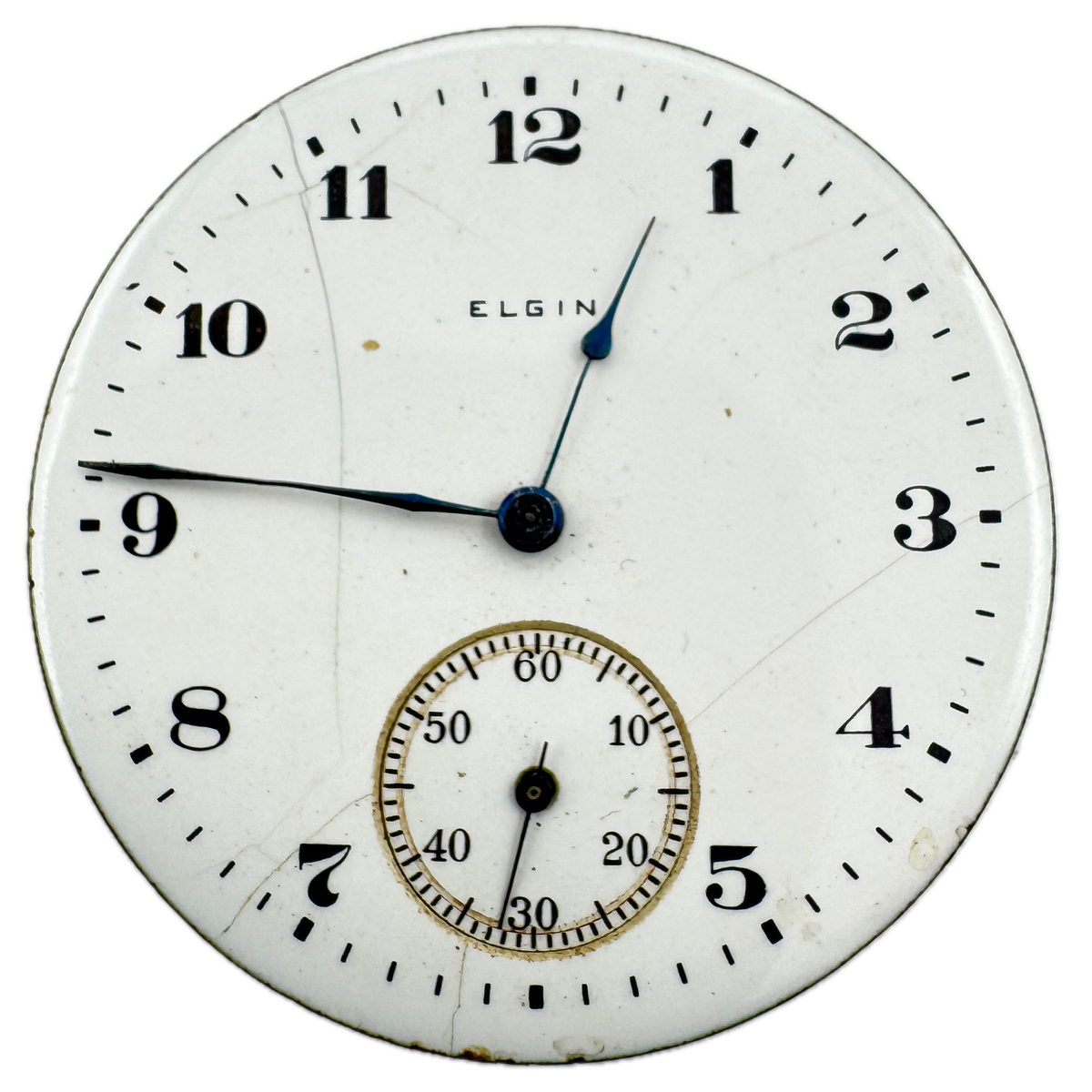 Elgin Single Sunk Arabic Dial 1920