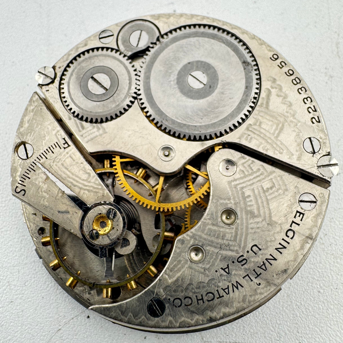 Elgin Single Sunk Arabic Dial 1920