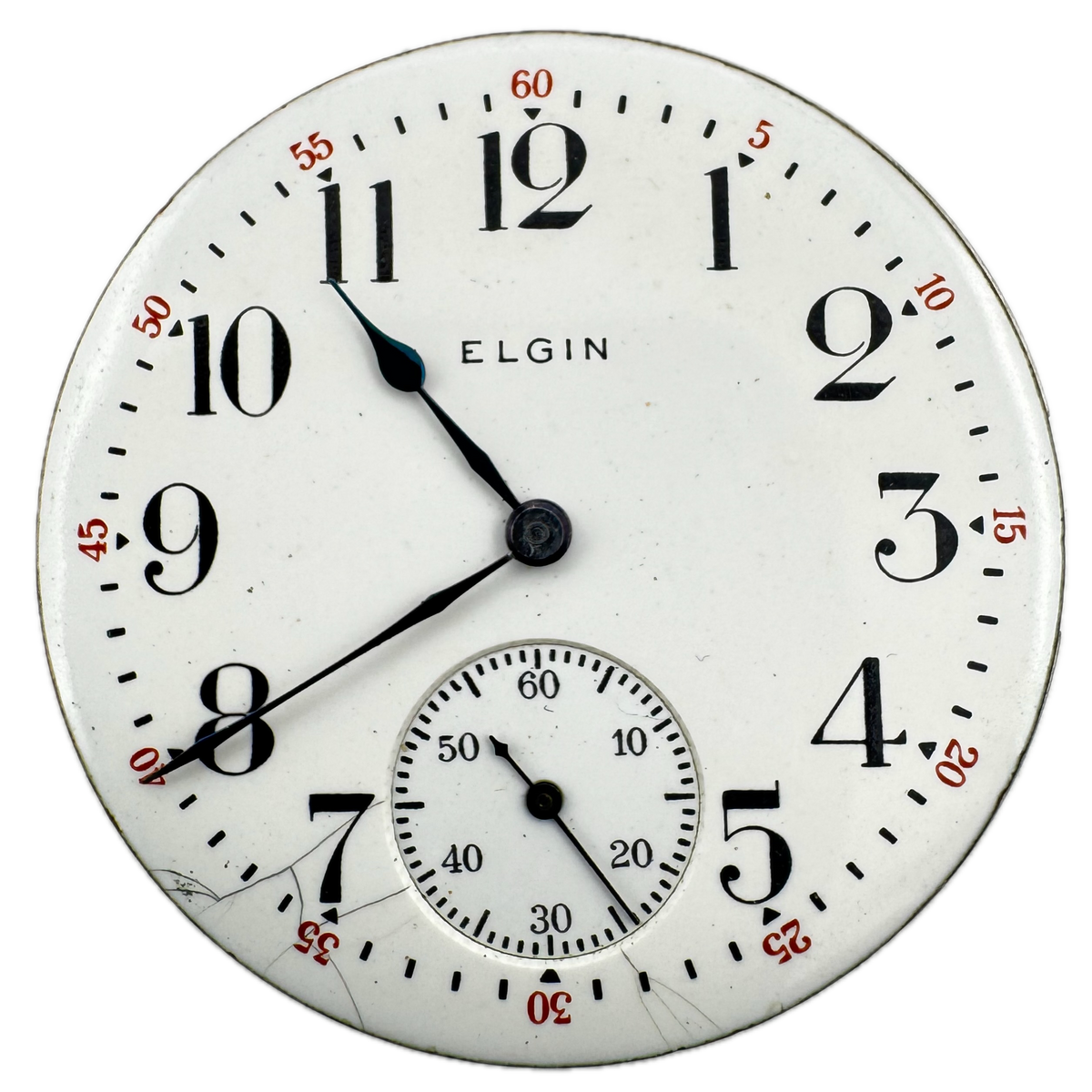 Elgin Single Sunk Arabic Dial 1918