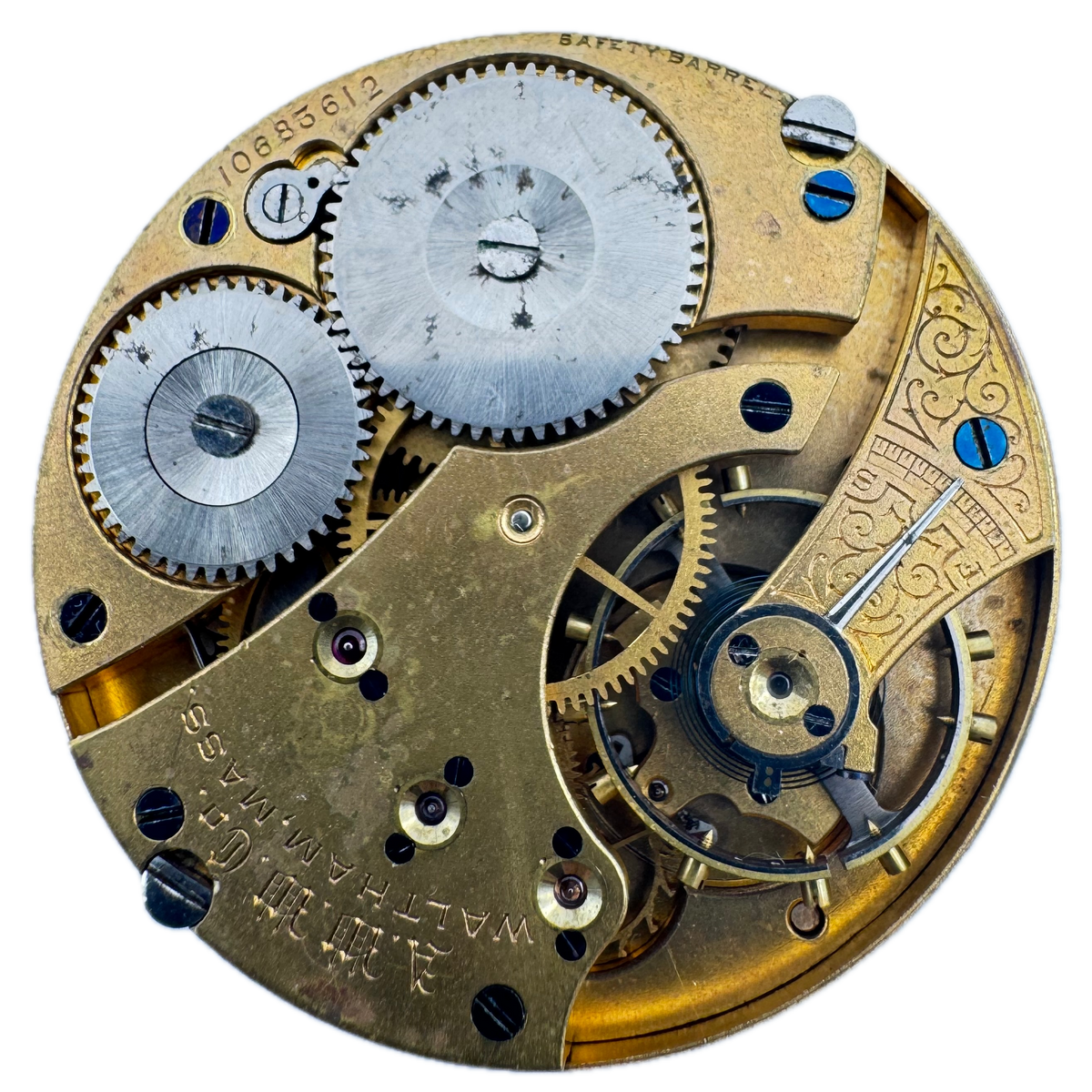 Waltham Single Sunk Arabic Dial 1901