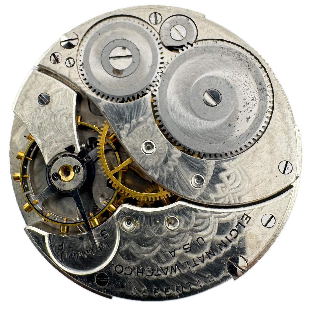 Elgin Art Deco Metallic Dial 1921
