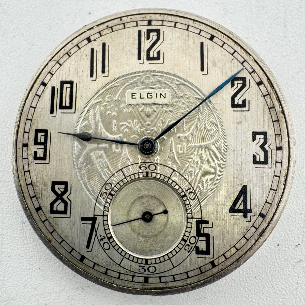Elgin Art Deco Metallic Dial 1921