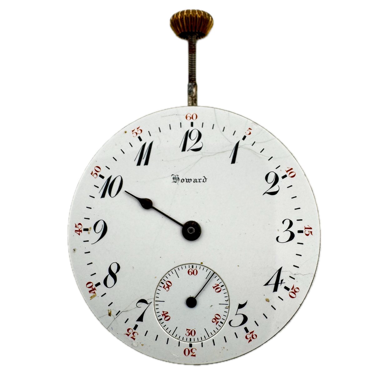 Howard Single Sunk Arabic Dial 1908