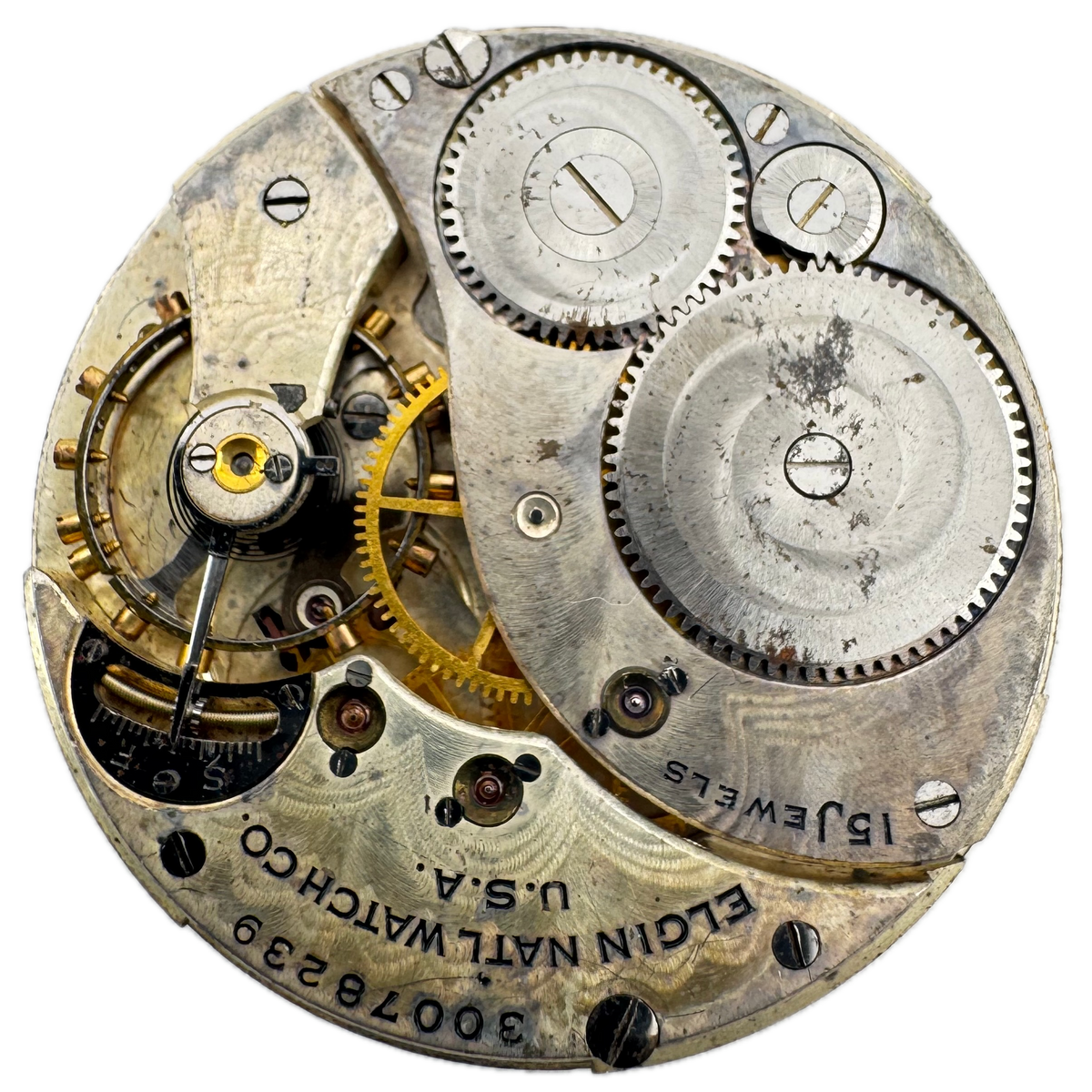 Elgin Art Deco Metallic Dial 1928
