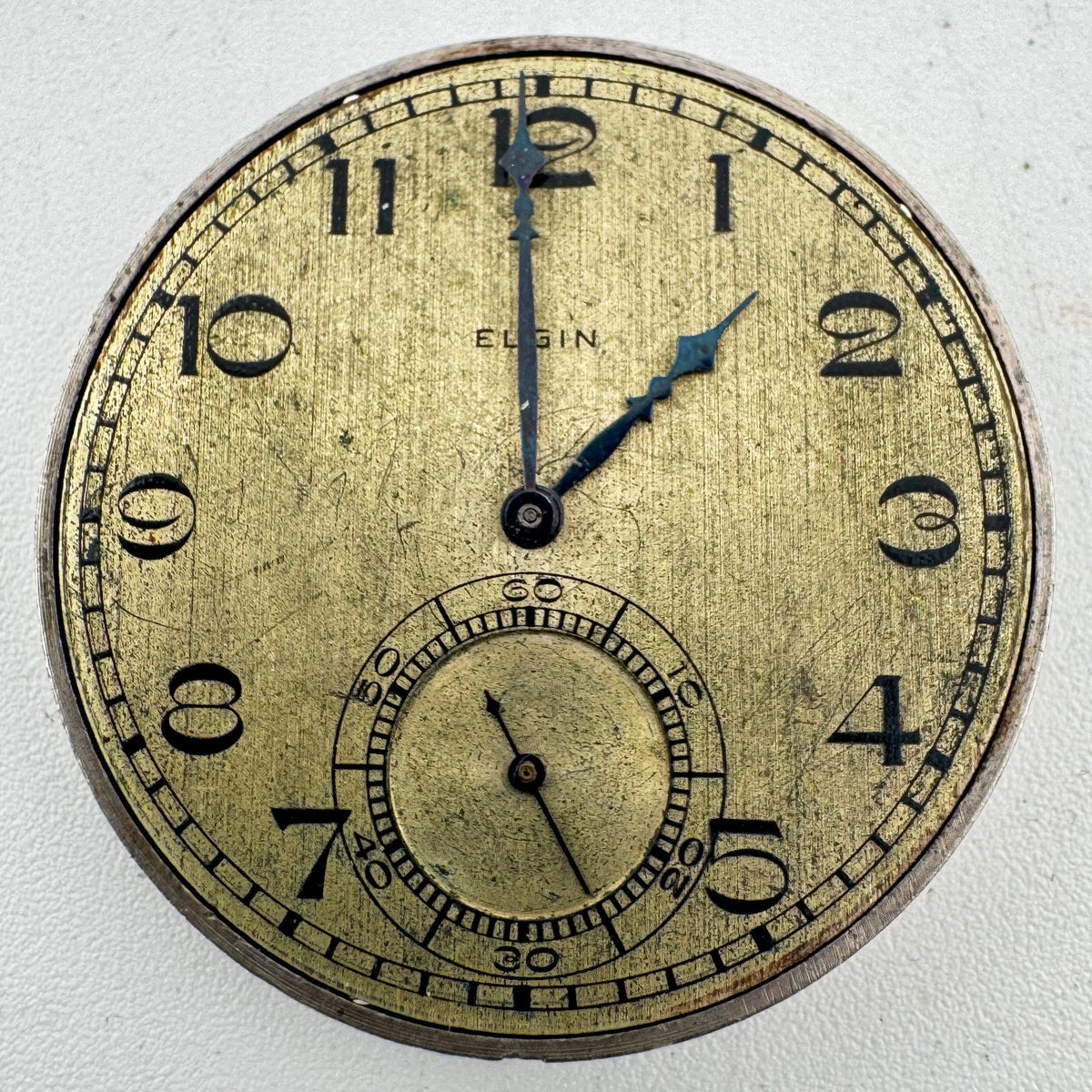 Elgin Art Deco Metallic Dial 1928
