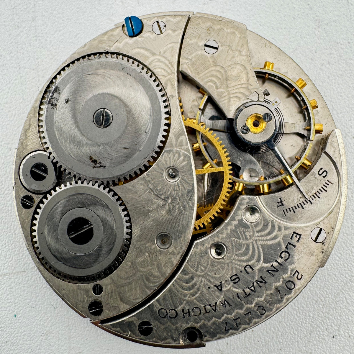 Elgin Single Sunk Arabic Dial 1918