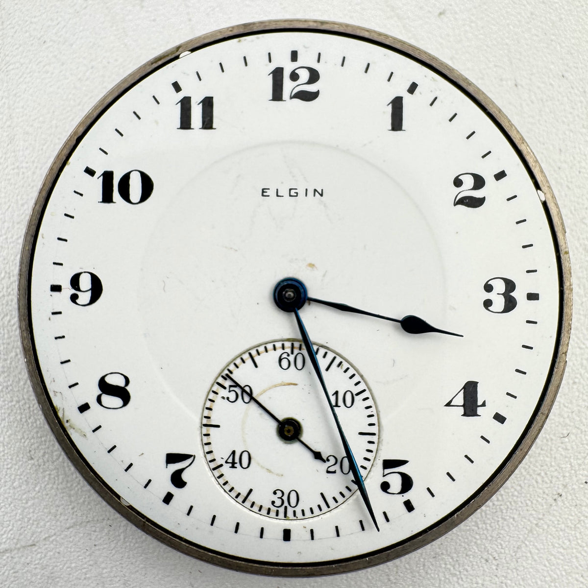 Elgin Single Sunk Arabic Dial 1921