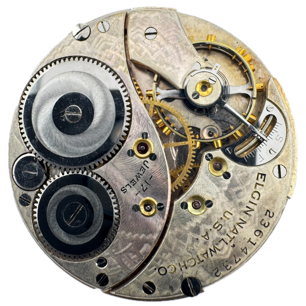Elgin Single Sunk Arabic Dial 1921