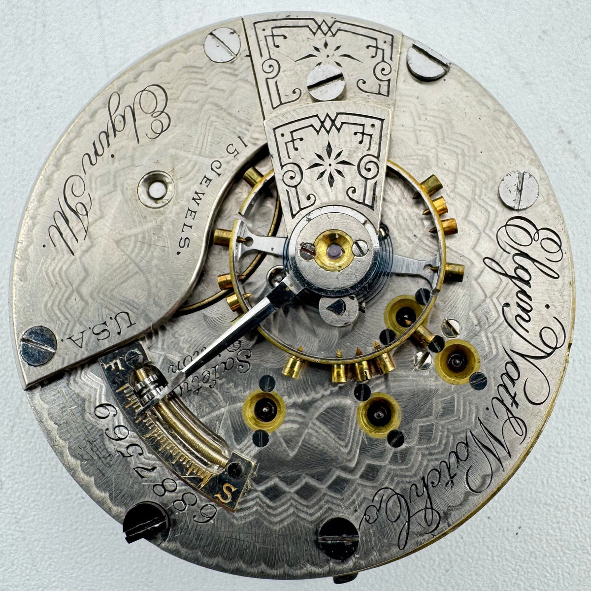 Elgin Single Sunk Arabic Dial 1897