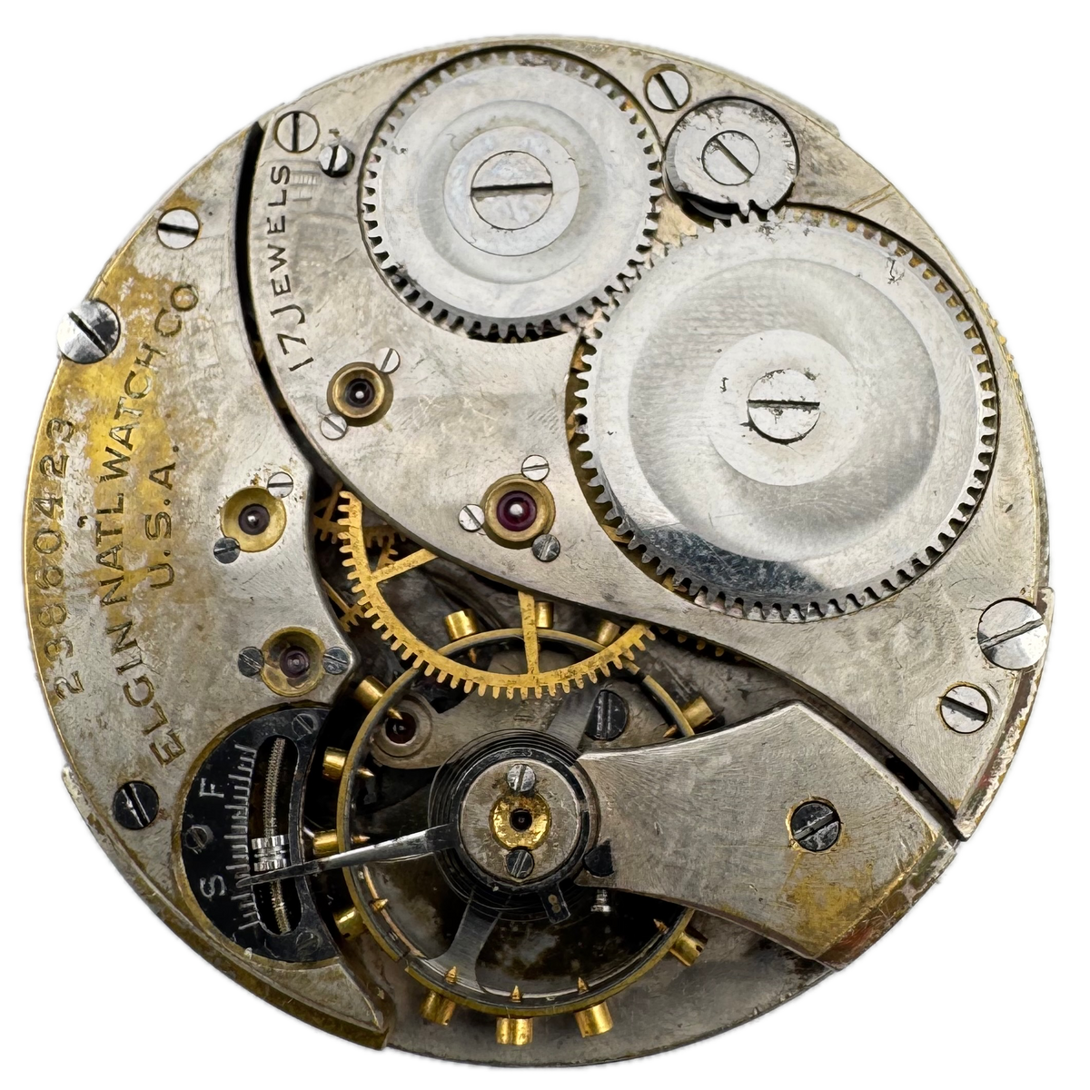 Elgin Single Sunk Arabic Dial 1921