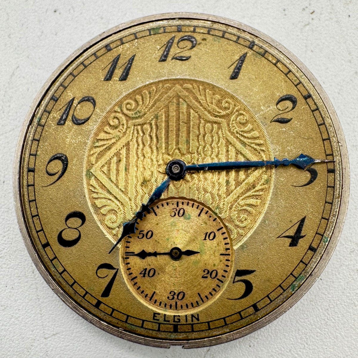 Elgin Center Speckled Dial 1922