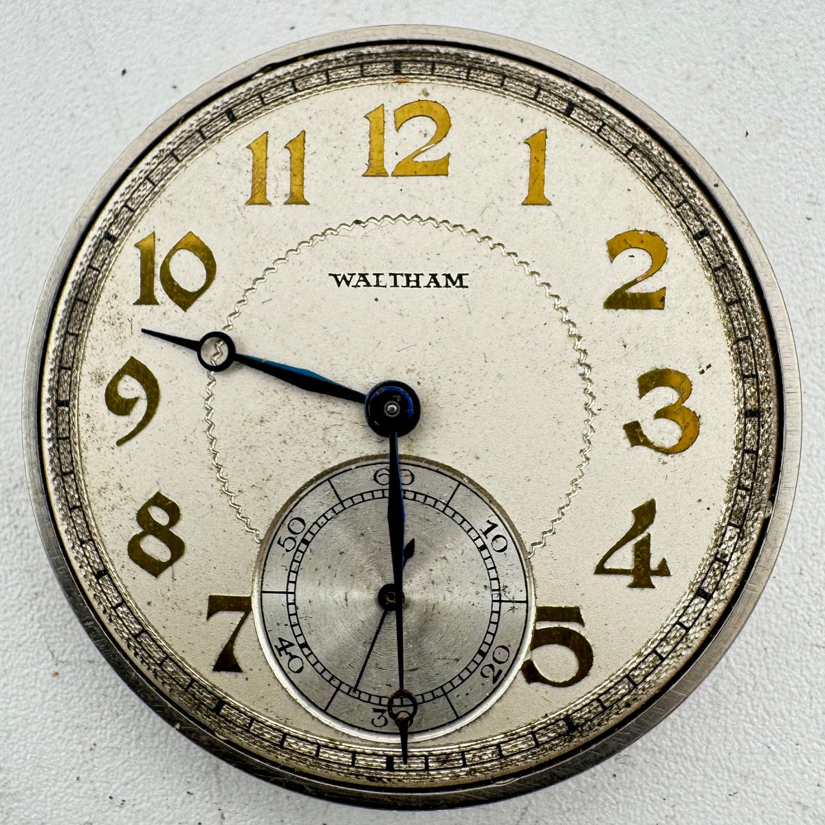 Waltham Art Deco Raised Numerals 1894