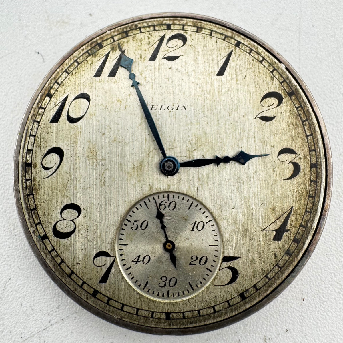Elgin Metallic Single Sunk Dial 1926