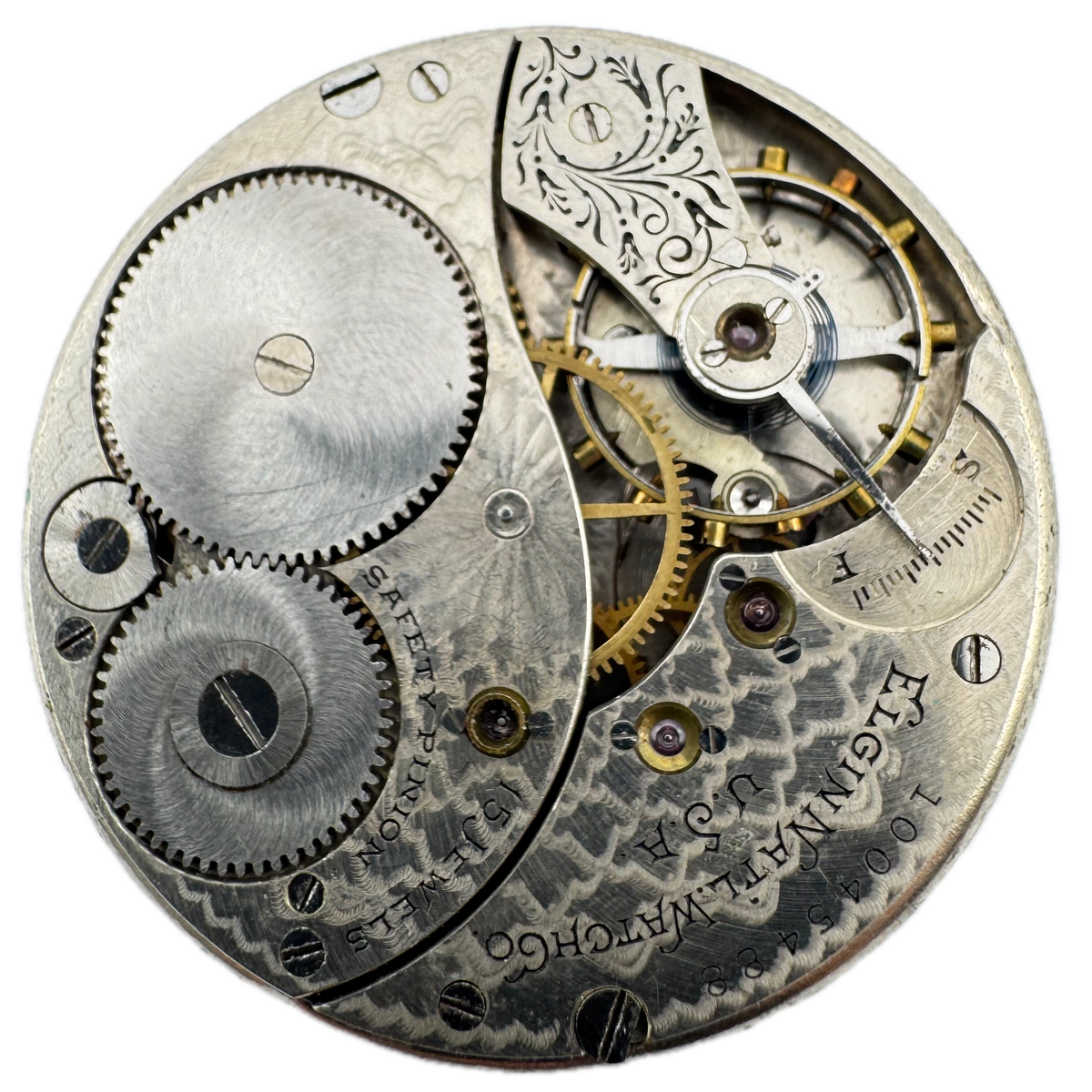 Elgin Roman Single Sunk Dial 1904