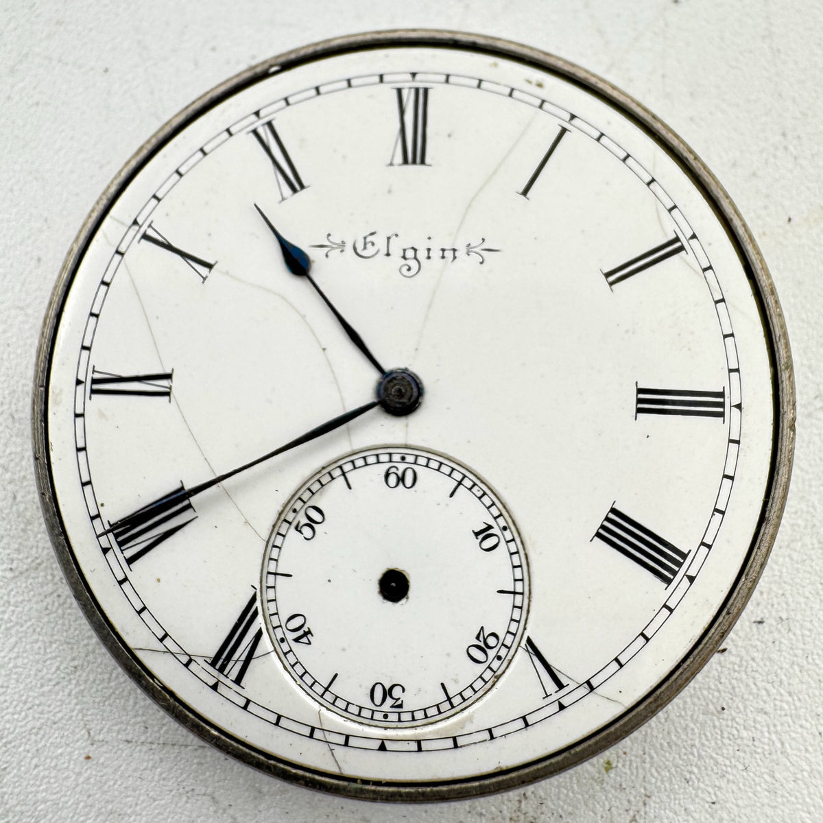 Elgin Roman Single Sunk Dial 1904