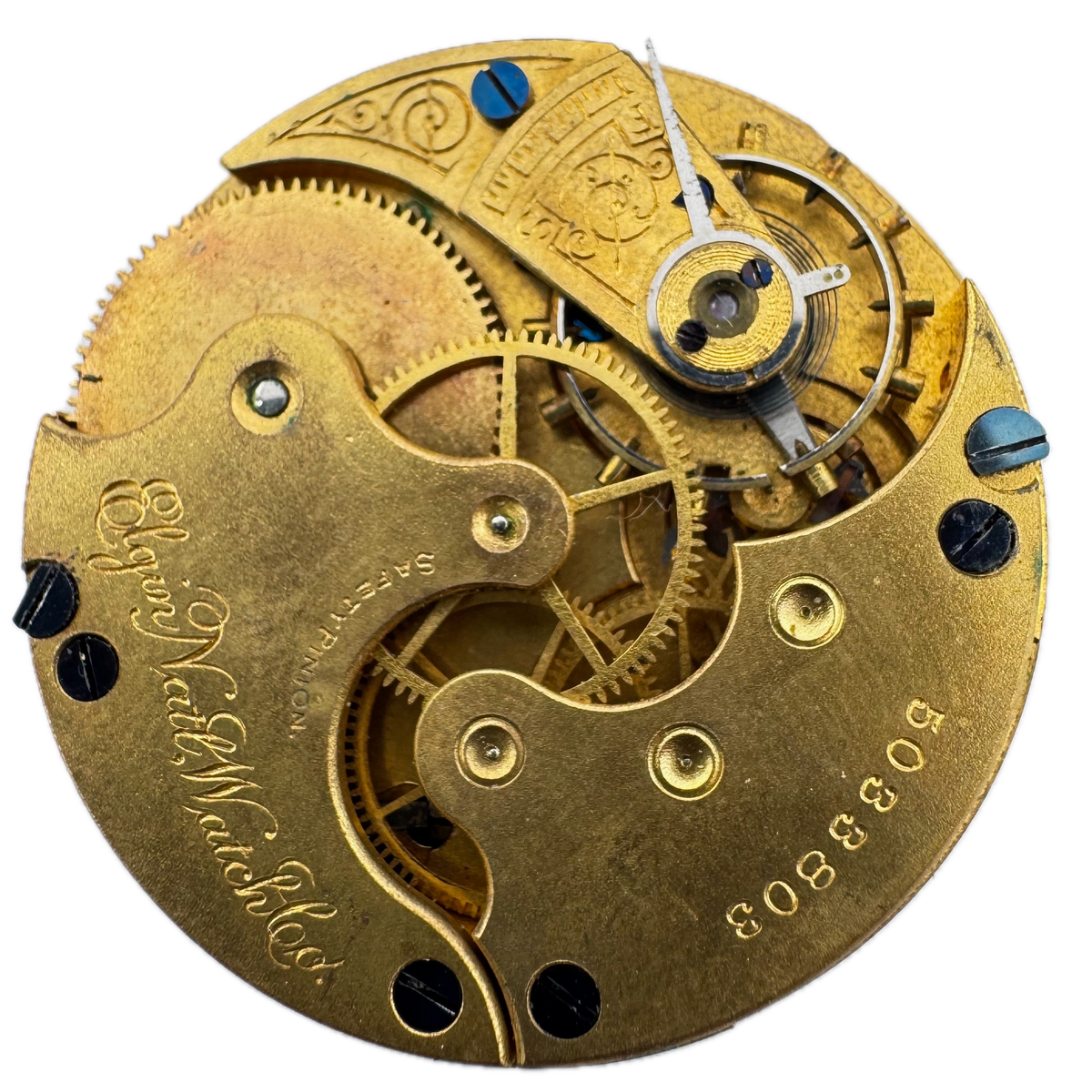Elgin Single Sunk Roman Dial 1864