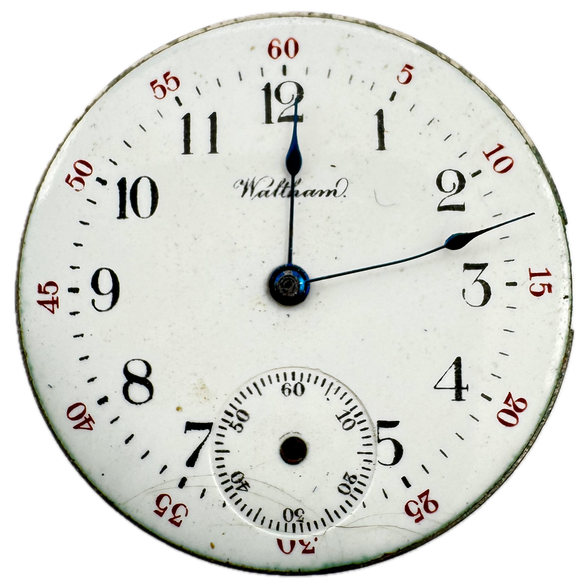 Waltham Single Sunk Arabic Dial 1900