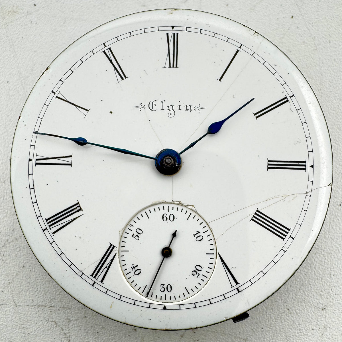 Elgin Single Sunk Roman Dial 1900