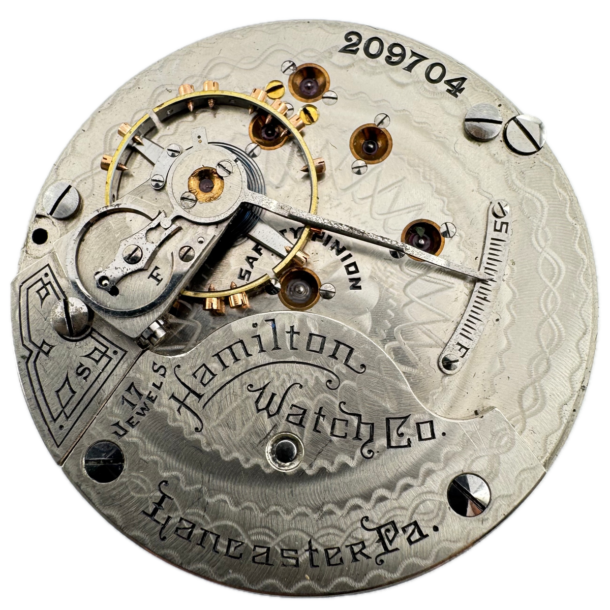 Jerry Higgins Perry Ill Hamilton Roman Dial 1903