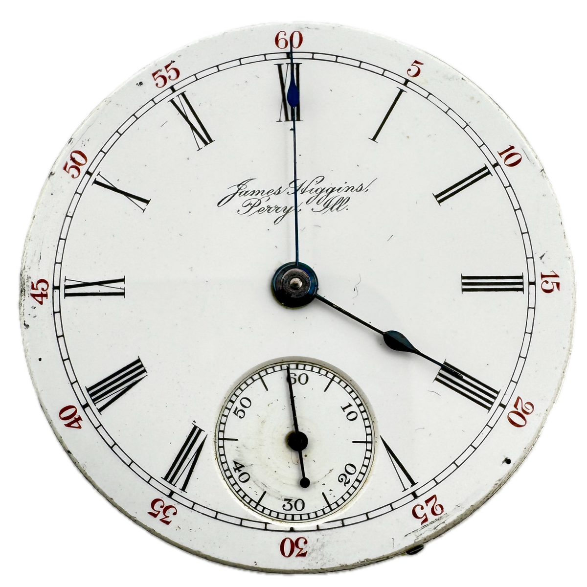 Jerry Higgins Perry Ill Hamilton Roman Dial 1903