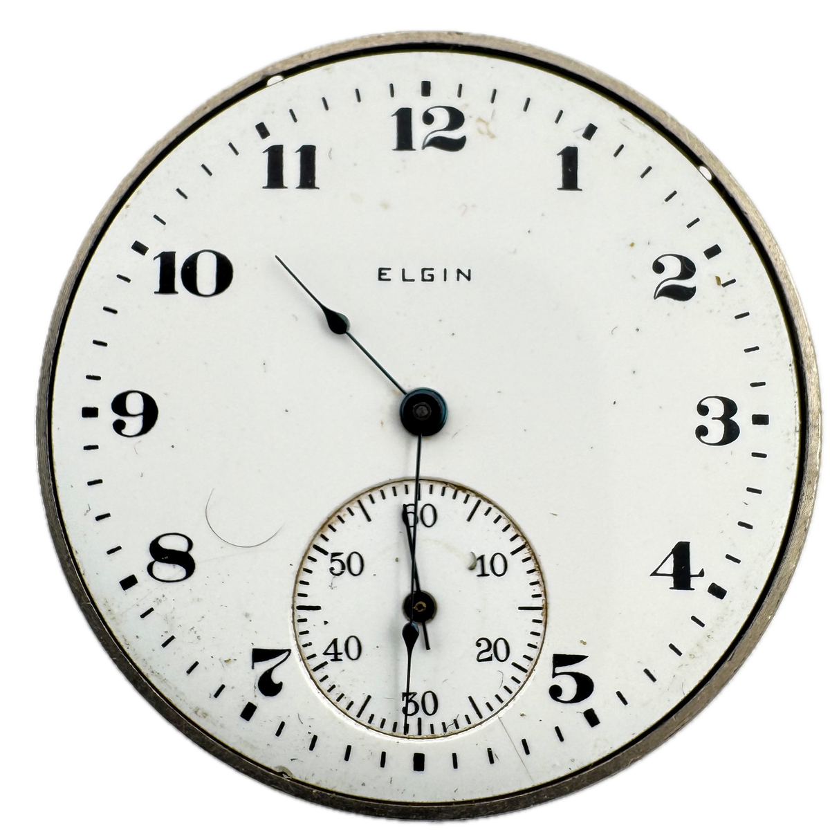 Elgin Single Sunk Arabic Dial 1920