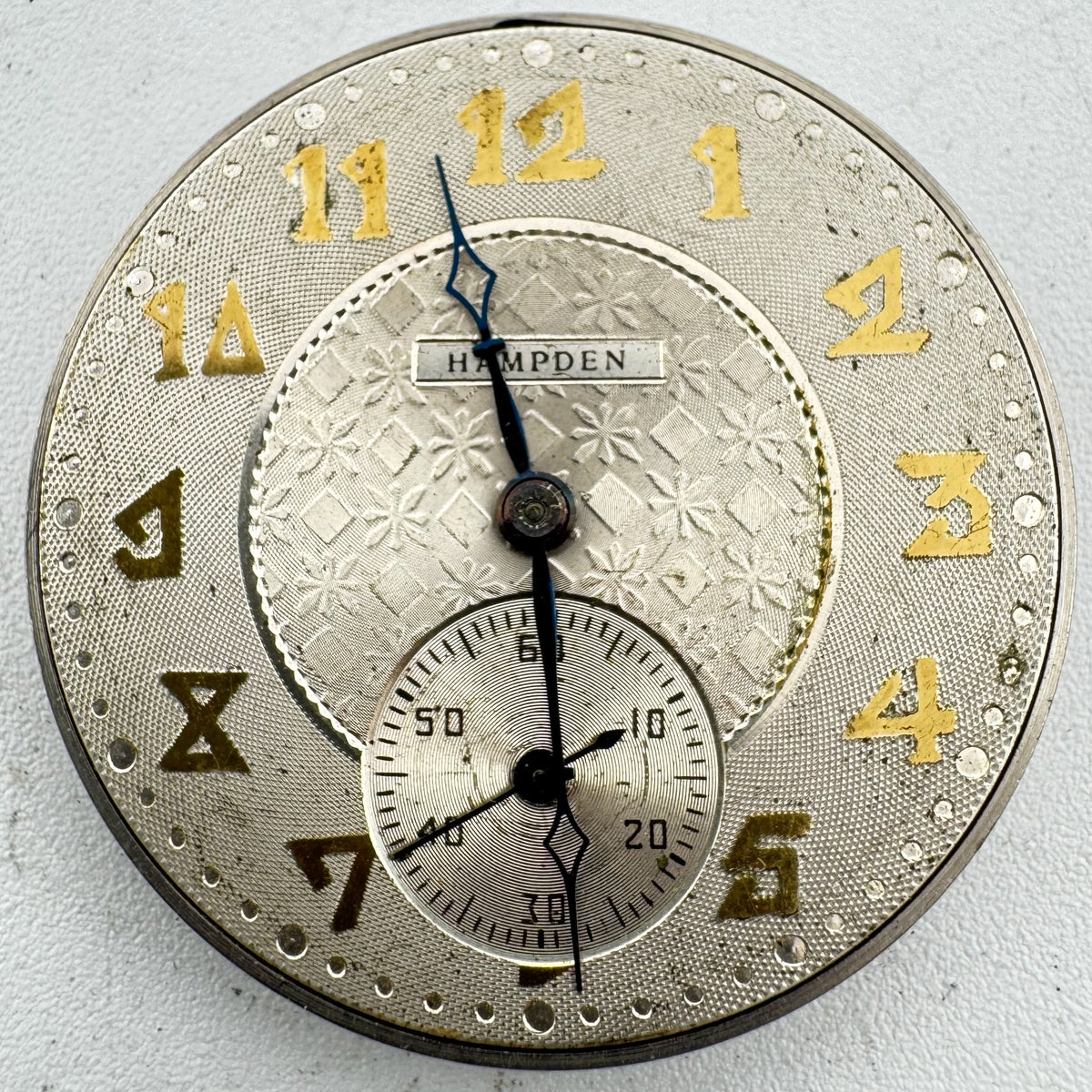 Hampden Metallic Fancy Dial 1916