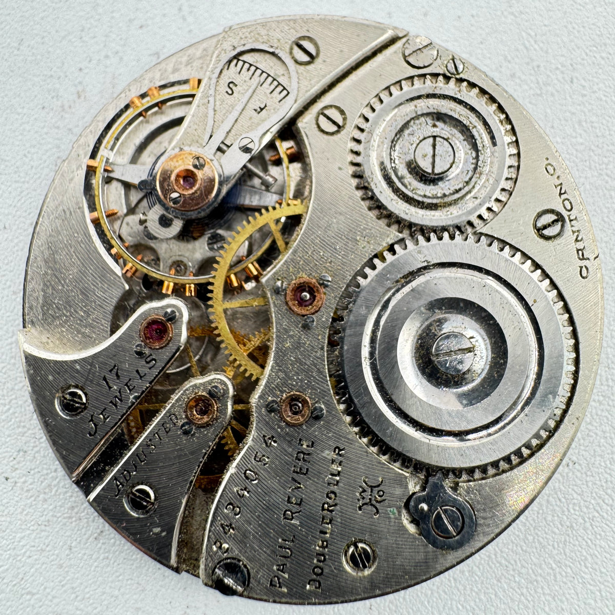 Hampden Metallic Fancy Dial 1916