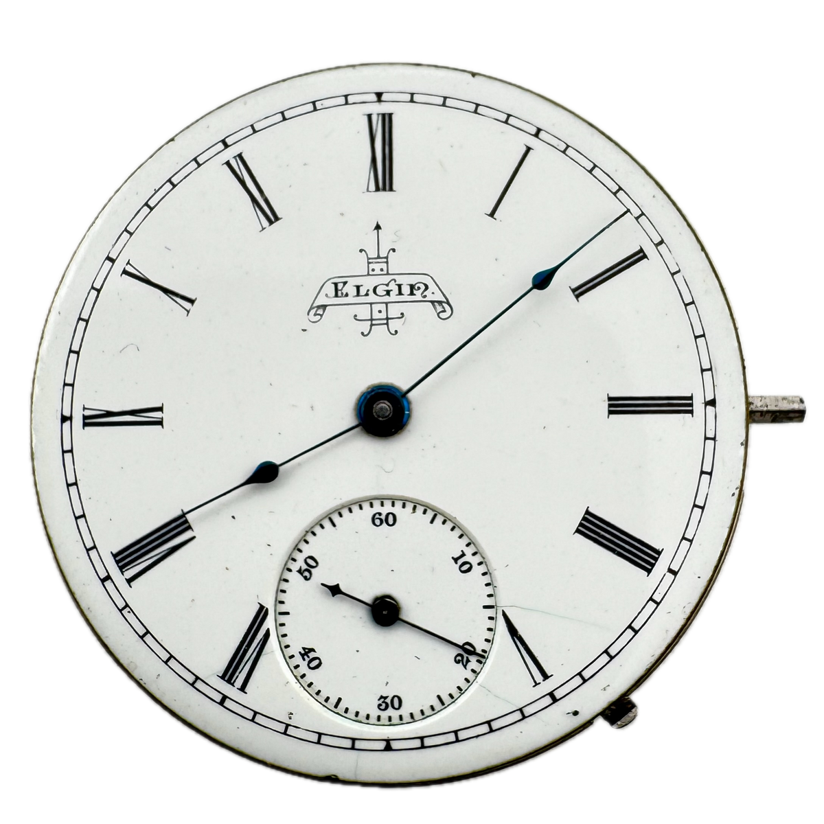 Elgin Single Sunk Roman Dial 1890