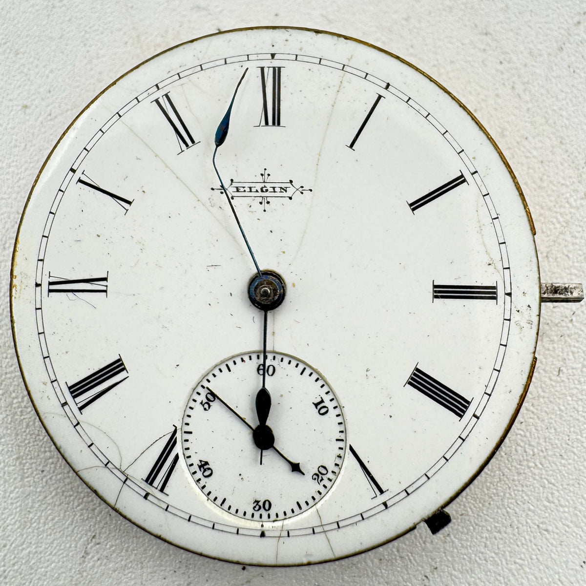 Elgin Single Sunk Roman Dial 1888