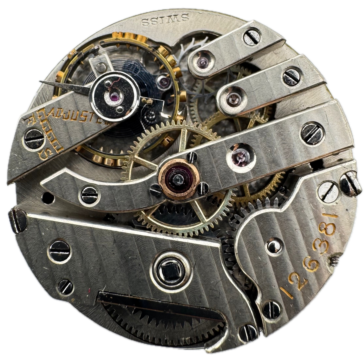 Gruen Single Sunk Arabic Dial 1915