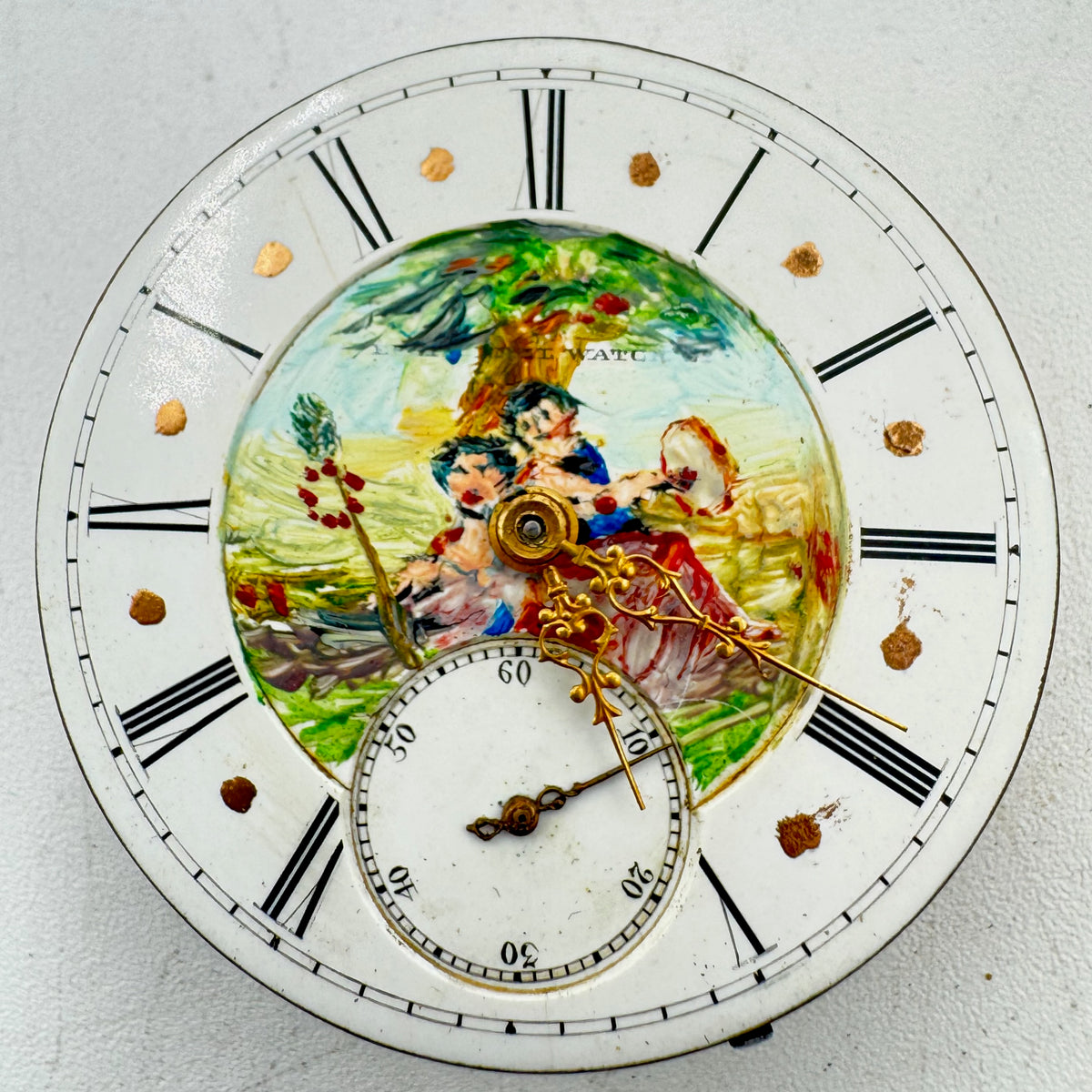 Elgin Hand Painted Dial BW Raymond 1881
