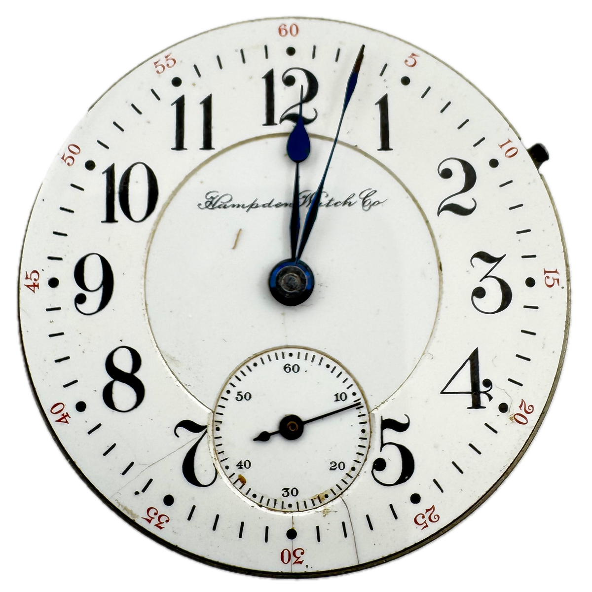 Hampden Watch Co Arabic Dial 1902